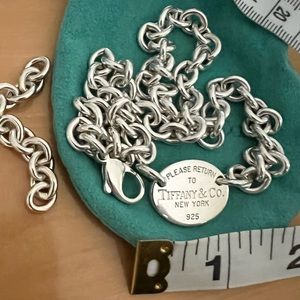 Tiffany and Co. Return to Tiffany 925 choker necklace with extender
